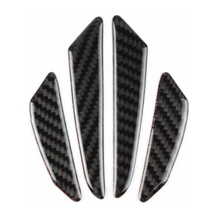 Bilskydd för dörrar, fordonstillbehör, kantskydd, kolfiberlogotyp, kitdelar, antikollisionsdekorationer, coola, genomskinliga, tjocka, soliga