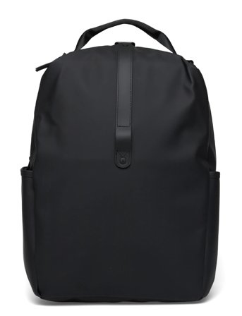 Rains Clip Front Backpack W3 - Black - ONE SIZE