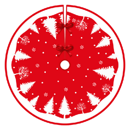 Bondgård julgran kjolar för juldekoration nyår