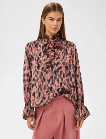 InWear Gracieiw Printed Blouse - Black - 34