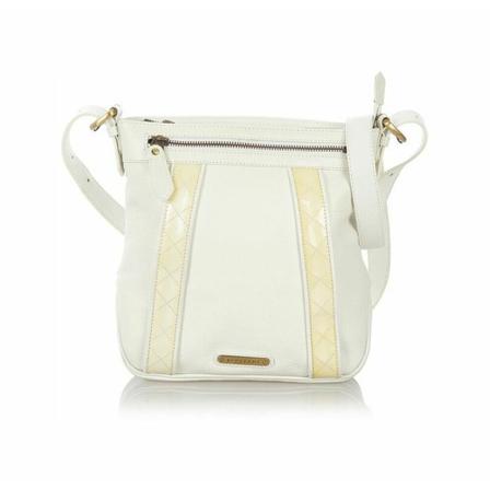Burberry Vintage, Cross Body Bags Wit, Dames, Maat:ONE Size