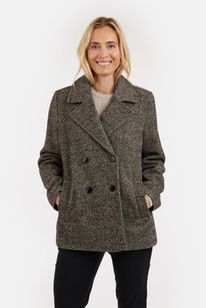 BRANDTEX - Jakke - Uld - Brun