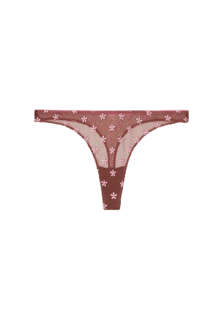 Understatement Mesh Thong Trosor Dam Flerfärgad XXL