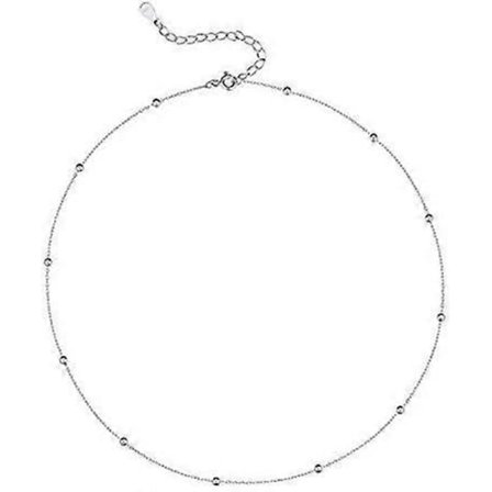 Kulhalsband S925 Sterling Silver Halsband för Kvinnor