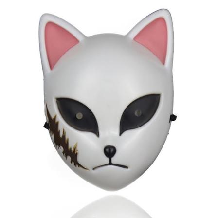 Demon Slayer -naamio Kimetsu No Yaiba Kettu-naamio Halloween Julfest Cosplay rekvisiitta