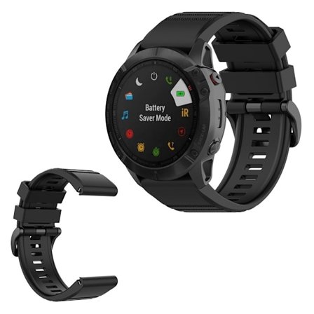 Garmin Fenix 6X hållbar klockarmband - svart