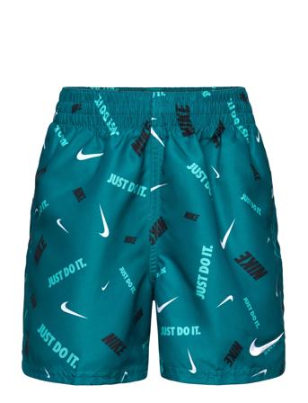 Nike B 4 Volley Short Print Blue NIKE SWIM