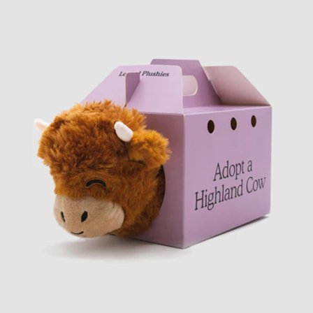 Simulering Highland Cow Myk Highland Cow leketøy
