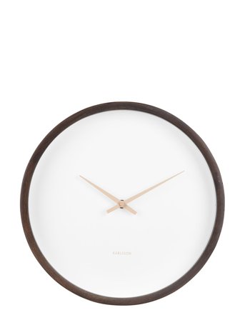 Wall Clock Ancho Dark Wood Medium Brown KARLSSON