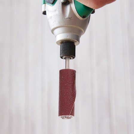 7 stk. Slibetromler Slibemaskine Tilbehør Slibebånd Ærmer Slibestangs Tilbehør