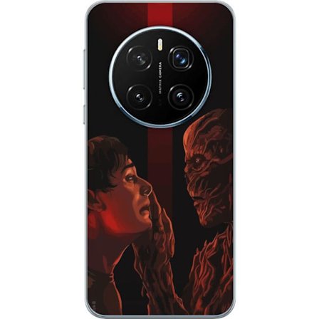 Kompatibelt Mobildeksel til Honor Honor Magic7 Pro Mørk fantasy illustrasjon som viser møtet mellom menneske og monster med sterk drama og psykologi