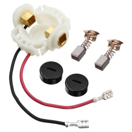 5 stk/sett Carbon Brush Holder Kit Børsteholder + Caps Carbon