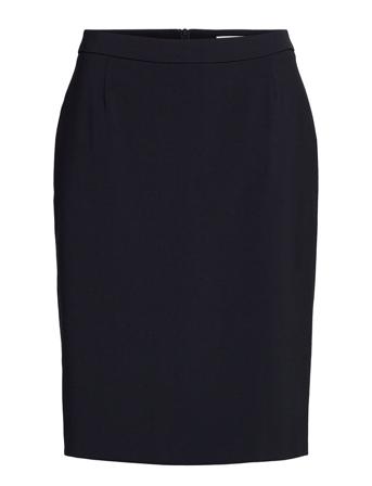 Vilea Knælang Nederdel Blå BOSS