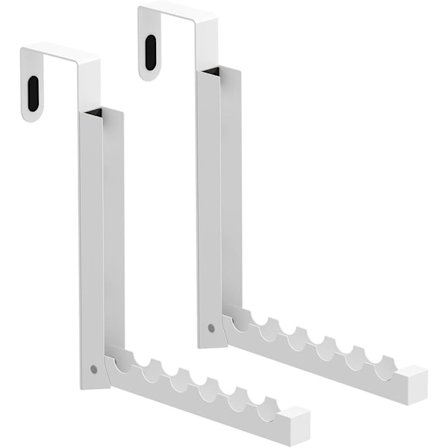 2 kpl kuivausteline oveen, kokoontaitettava ripustin koukuilla oveen, pyykkiteline 6 paikalla (valkoinen)