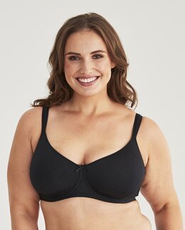 Bøyle-bh Smooth Line Svart - E85 - Swegmark