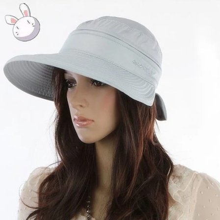 【PP】Solhatt Dame Solhatt GRÅ Grå