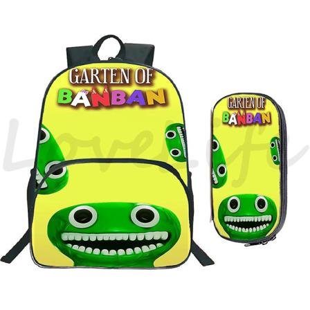 Garten Of Banban Ryggsekk 2 stk Sett Jenter Gutter Barn Tegneserie Anime Ryggsekker Hagespillveske Skolesekk Oxford Boksekker Mochlia 3