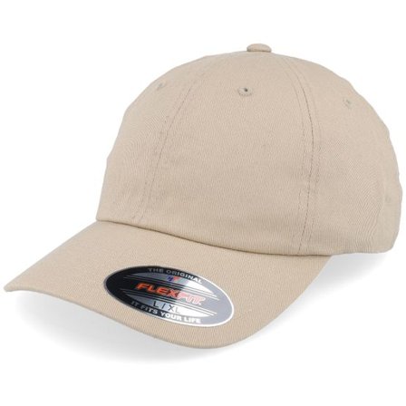 Flexfit - Beige flexfit Keps - Khaki Flexfit Dad Cap @ Hatstore