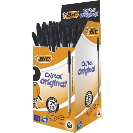 BIC Stylos à bille Cristal Original Lot de 50 Blue