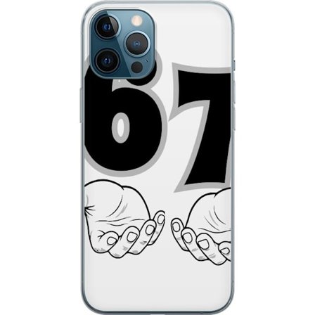 Kompatibel Mobilcover til Apple iPhone 12 Pro Max 67 meme hænder grafisk sort-hvid seks syv hænder illustration trendy moderne æstetik