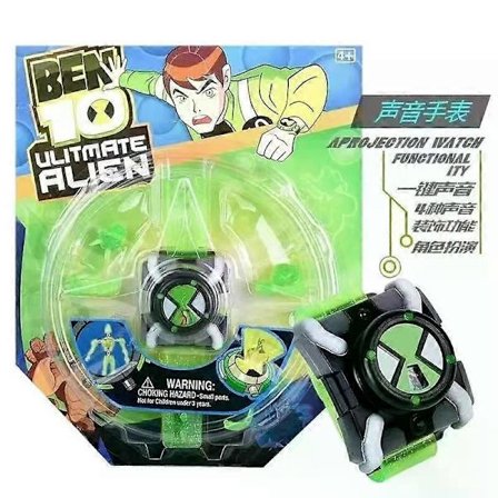 Omnitrix BEN10 Action Figures Ben Tennyson Projeksjonsklokke Deformasjon Lyd Lys Dukke Smartklokke Barnebursdagsgaver