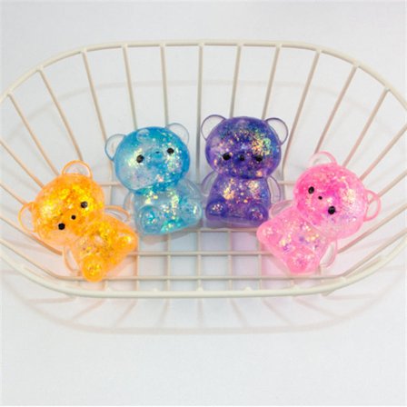 Ny Maltet Sukker Klemmeleke Dekompresjonsleke Sakte Tilbakegang Maltet Sukker Pulp Stress Relief Ball Trykkreduserende Leke