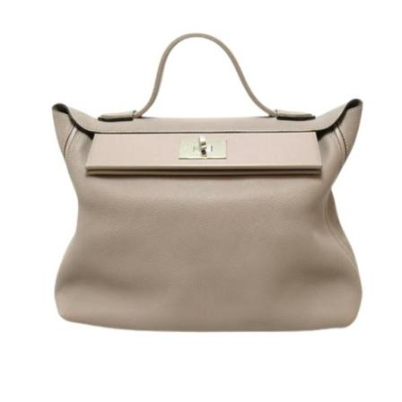 Hermès Vintage, Pre-owned Handbag Grijs, Dames, Maat:ONE Size