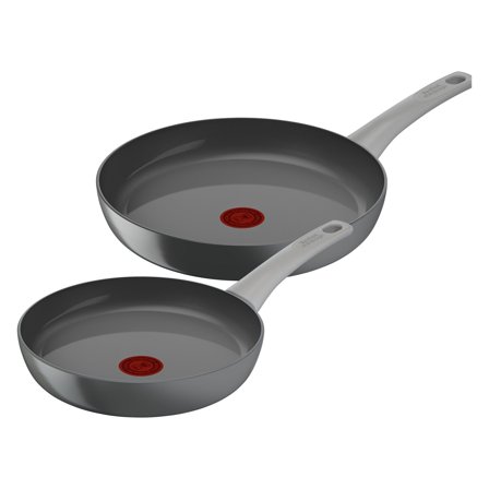 Tefal Renew ON stekepannesett 24 + 28 cm, 2 deler' - 'Grå