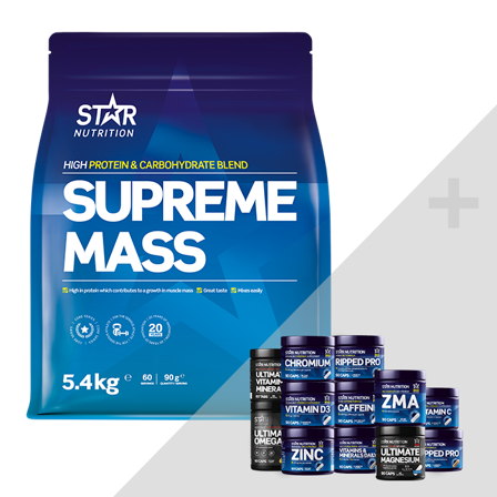 Supreme Mass Gainer 5,4 kg + bonustuote