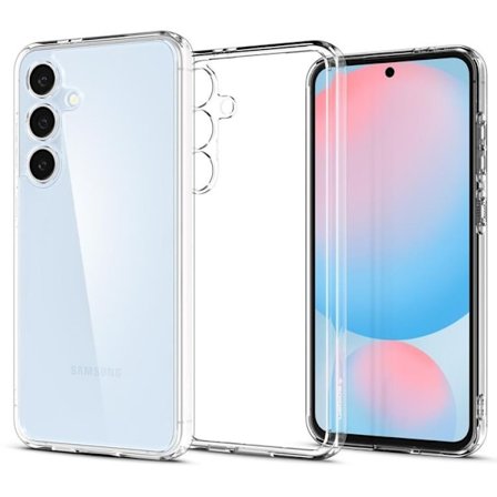 Spigen Mobilskal till Galaxy S24 FE Ultra Hybrid - Crystal Clear