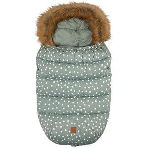 Buddy & Hope Green Dotted Footmuff One Size - Stroller accessories - One size - Green - Junge