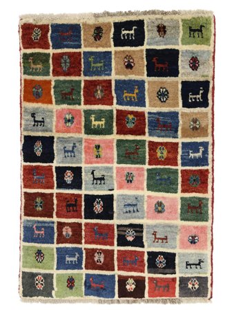 Gabbeh Vloerkleed Handgeknoopt 81X117