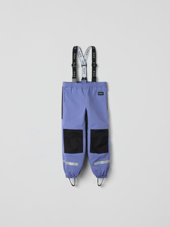 Polarn O. Pyret - Waterproof shell pants STORMY low - 128 - Childrenswear - purple