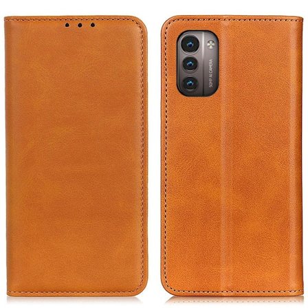 Äkta läder Nokia G11 / Nokia G21 fodral - Brun