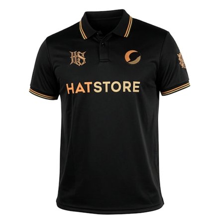 Hatstore - Black - T-Shirt - Hatstore Black Football Shirt - Hatstore