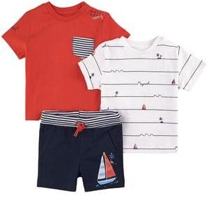 Mayoral 3-piece Red T-shirt Set - Clothing sets - 9 months - Pink