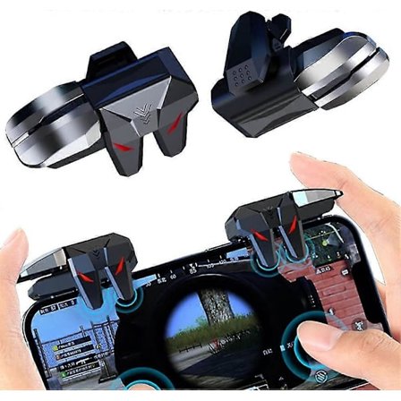 Pubg Mobile Trigger Controller 4 Triggers L1r1 L2r2 Gamepad För Android Iphone Ios Mobiltelefon