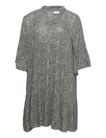 Kcherana Ami Dress Knälång Klänning Multi/mönstrad Kaffe Curve