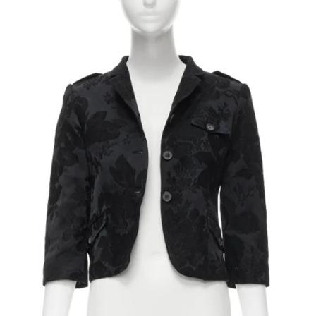 Miu Miu Pre-owned Pre-owned Wool outerwear , Zwart , Dames , Maat: S Vintage Jassen
