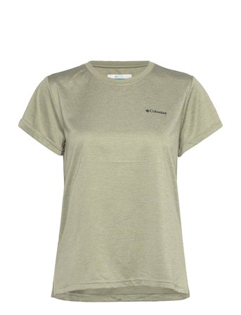 Columbia Sportswear Bluevista Hill Ss Crew - Khaki green - XS