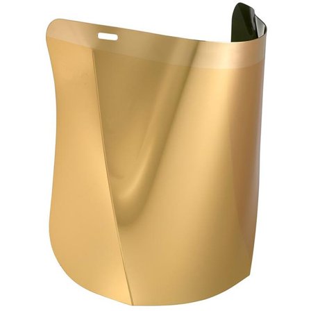 Hellberg SAFE PC Visir polykarbonat, gullbelagt, Øye- & ansiktsbeskyttelse