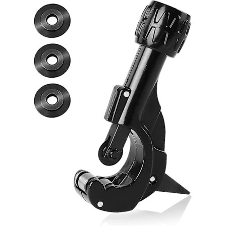 Rørkutter i rustfritt stål 3-35 mm med avgraderer og 3 reserve skjæreblad Rørkutter Rørkutter for rustfrie stålrør, kobberrør, aluminium