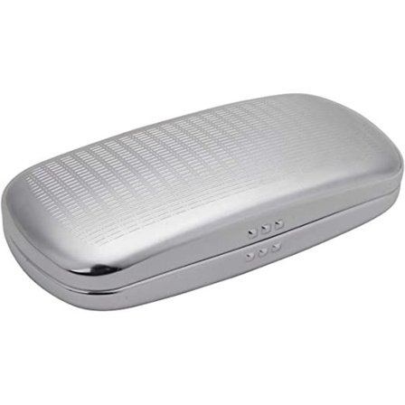 Briller Etui Aluminium Stribet Hard Shell Aluminium Briller Etui S