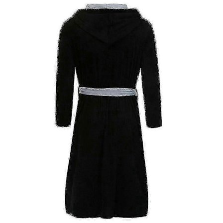 Fleece-hupputakki Yhteensopiva miesten kanssa - Hengittävä, mukava aamutakki sisätiloihin