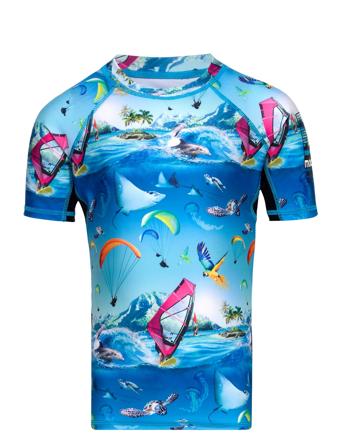 Neptune Swimwear UV Clothing UV Tops Blå Molo*Betinget Tilbud