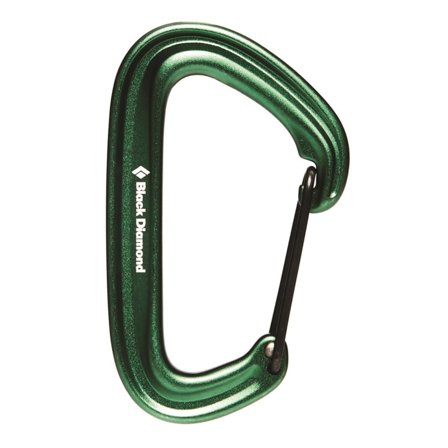 Black Diamond LiteWire Carabiner Mountaineering equipment Green OneSize