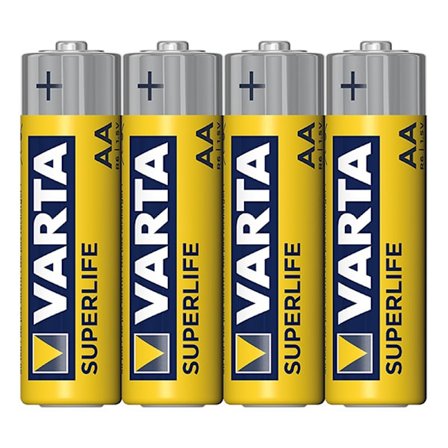 Varta Superlife AA-paristot 4 kpl kalvossa