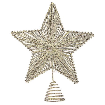Puun latvatähdet joulukuuseen, tyylikäs joulukoriste 25x30cm 1kpl