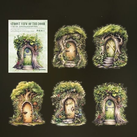 Leikekirjatarrat Vintage -tarra 1 1