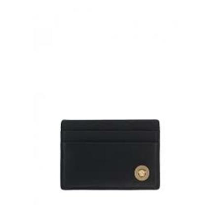Versace, Wallets Cardholders Czarny, Mężczyzna, Rozmiar: ONE Size
